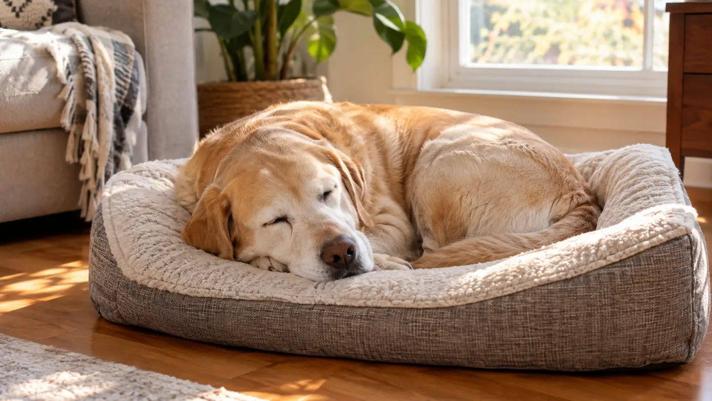 10 Reasons an Orthopedic Bed Helps Senior Dog Hips