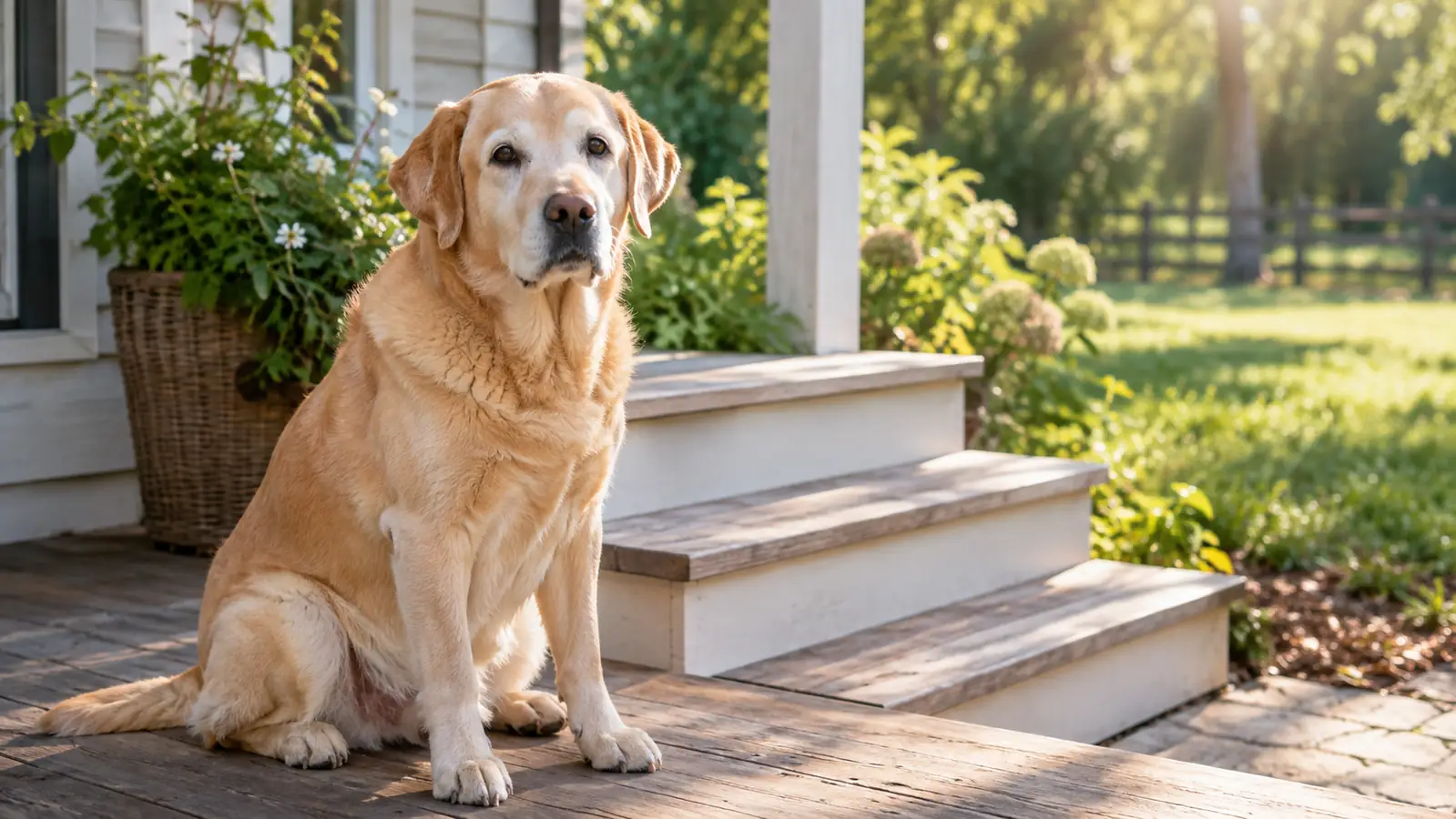 The Chew That Got Maple Back on the Porch Steps