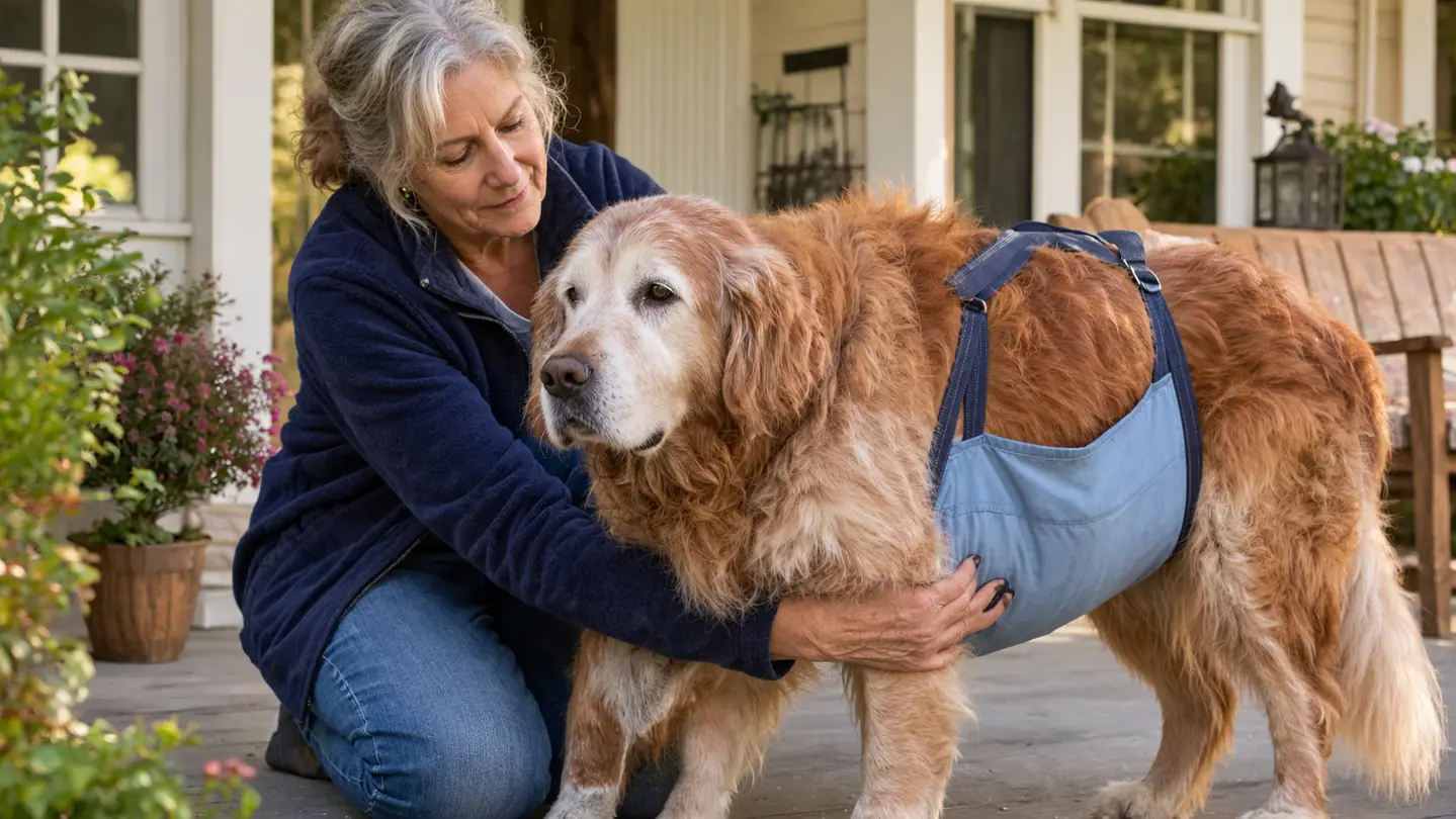 LOOBANI Sling vs Full Body Lift Harness for Senior Dogs